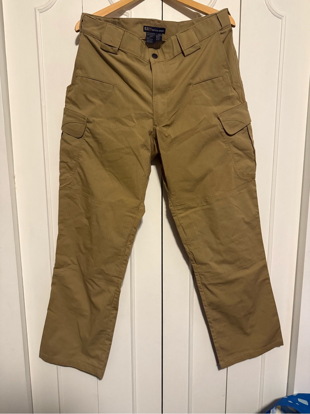 5.11 Tactical Men's Khaki/Tan Cargo Pants - Utility Pockets